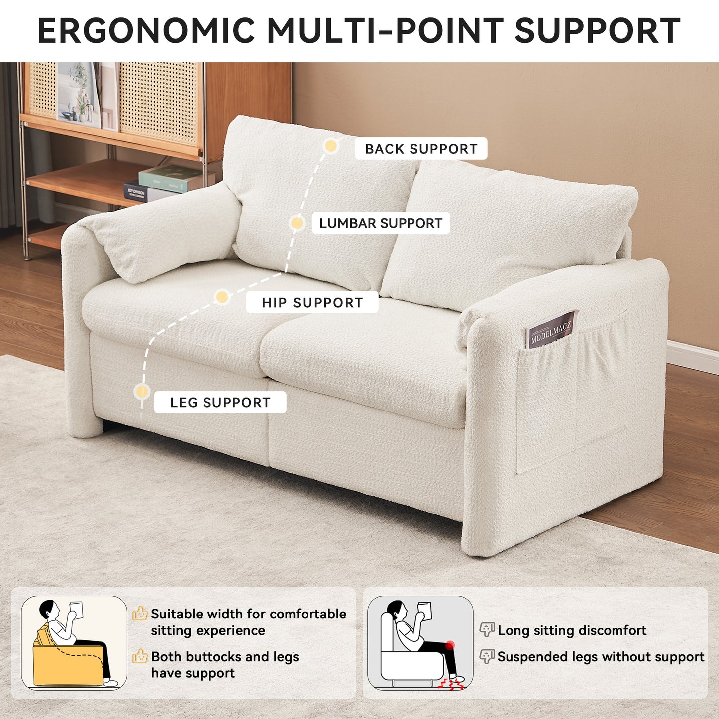 Modern Chenille Swivel Chair