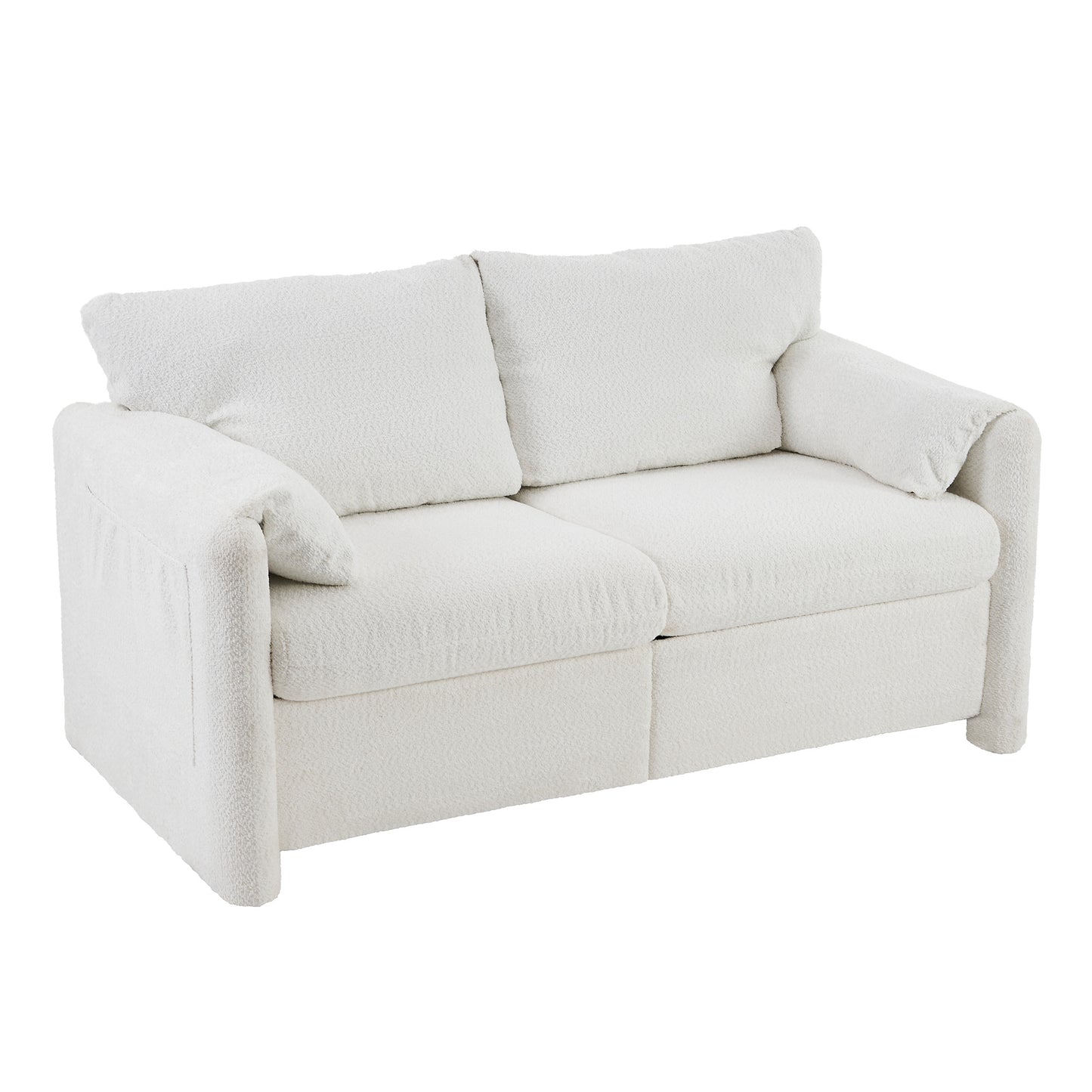 Modern Chenille Swivel Chair
