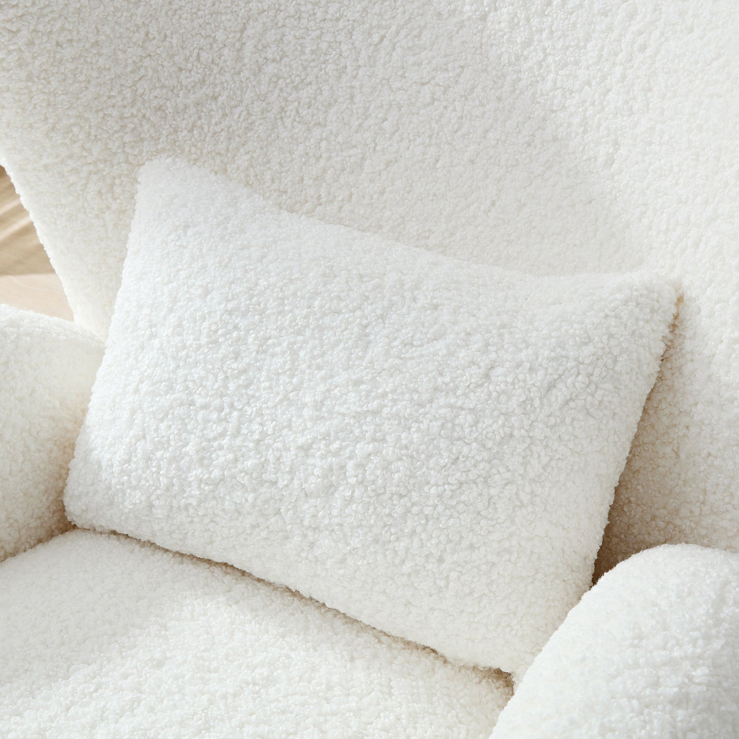 Furry Sherpa Elegant Single Sofa