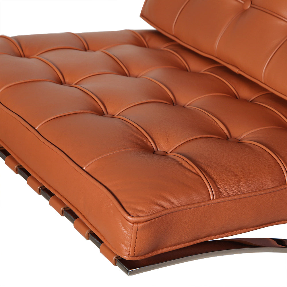 Mid-Century Foldable Lounge Chair, Brown