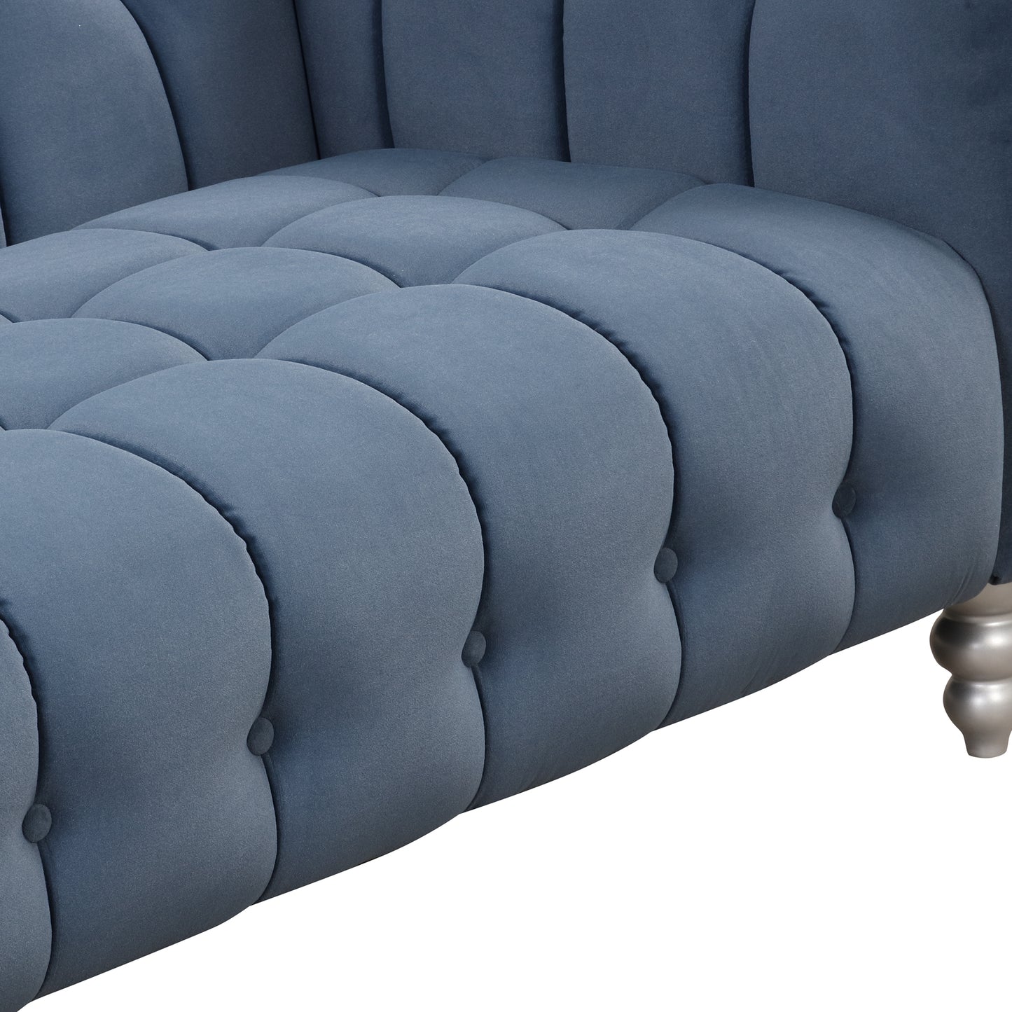 2-Seat Dutch Fluff Upholstered Sofa