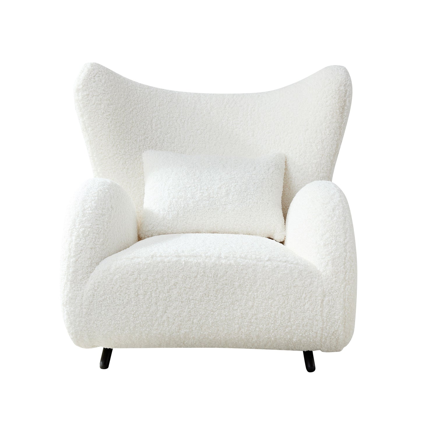 Furry Sherpa Elegant Single Sofa