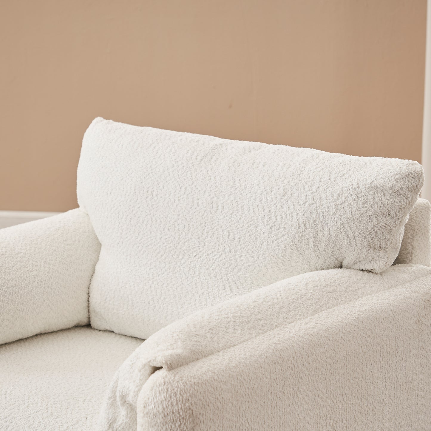Single Sofa Chair with Soft Chenille Cushion