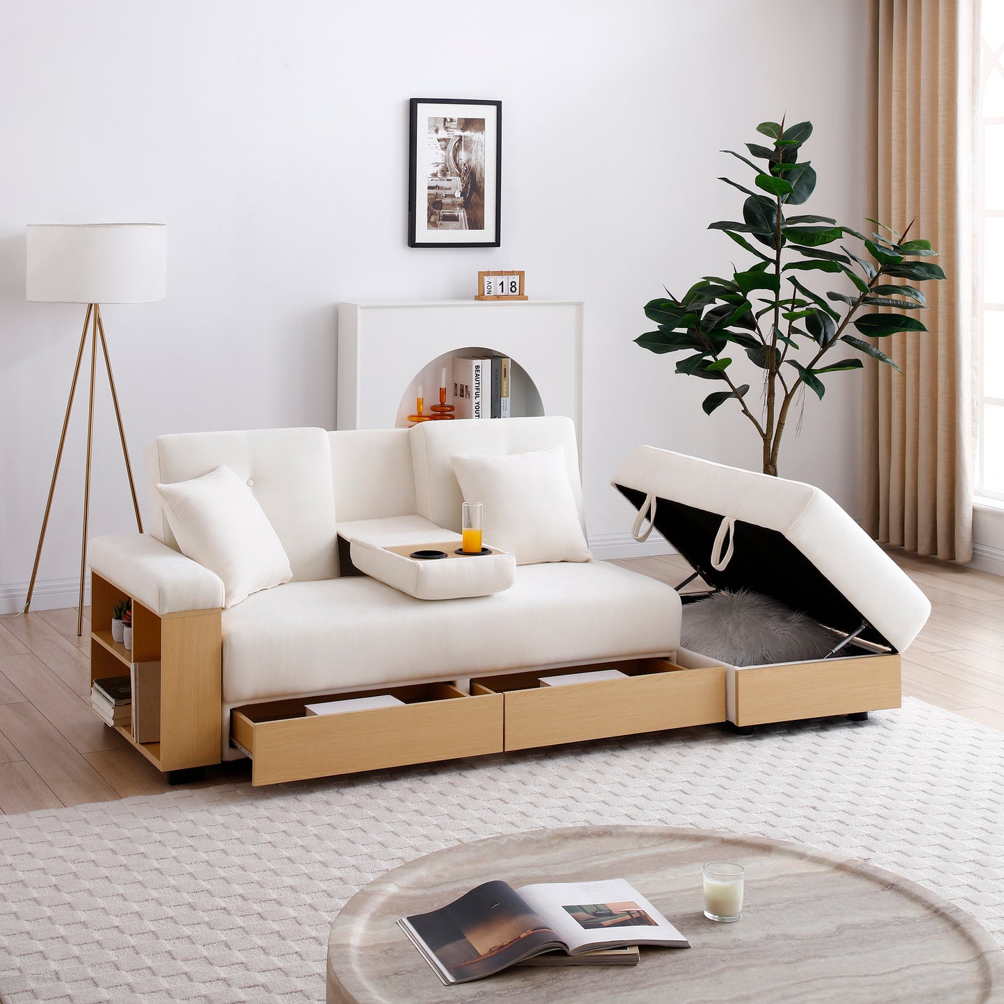 Convertible Sleeper Sofa Couch