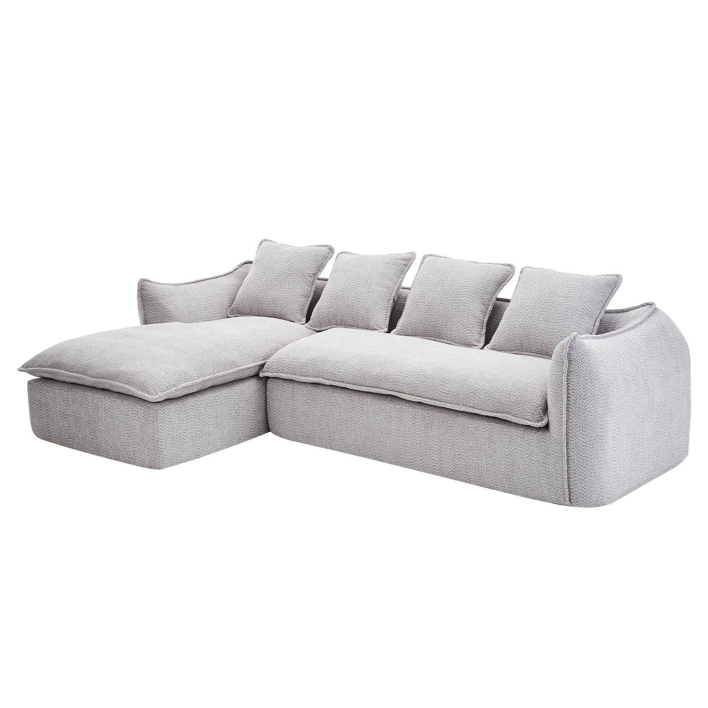 Modern L-Shaped Modular Sofa
