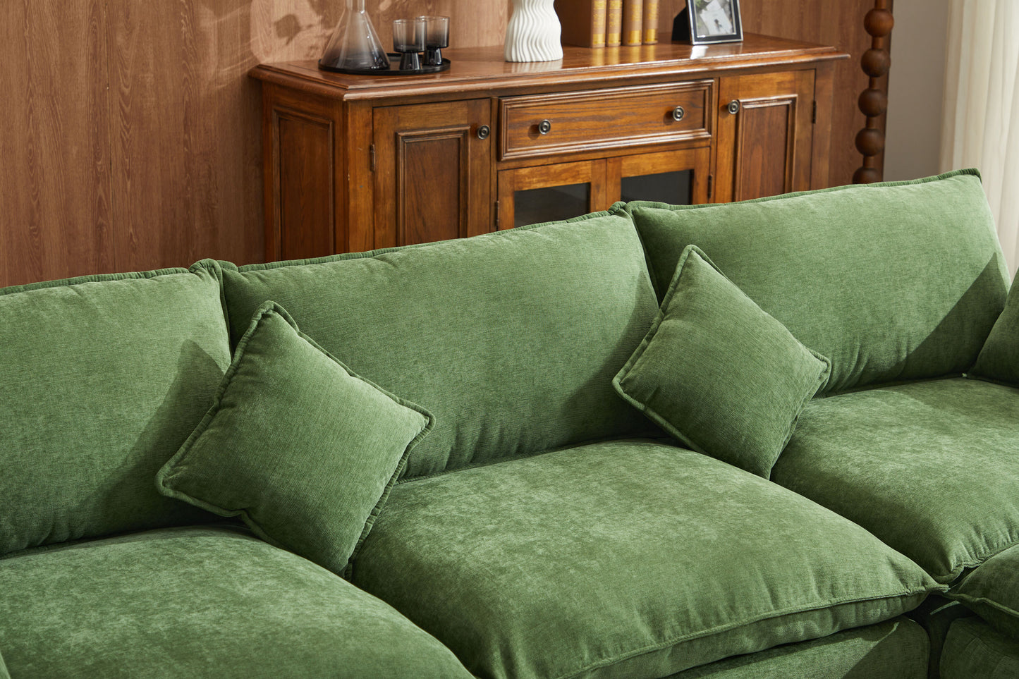 Modern L-Shaped 3-Seater Sofa