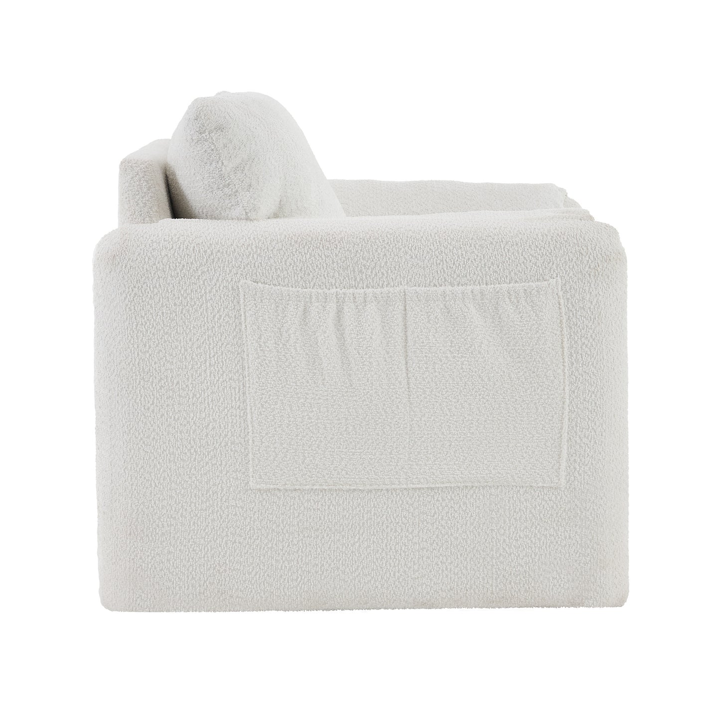 Single Sofa Chair with Soft Chenille Cushion