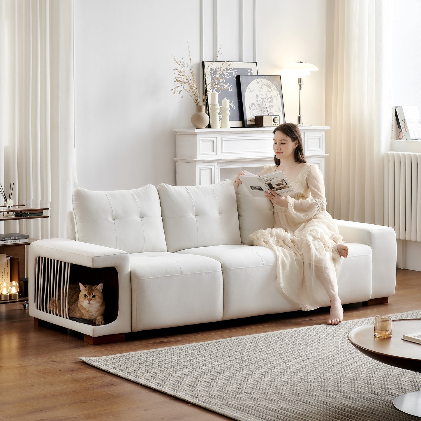 89" Cat nest sofa