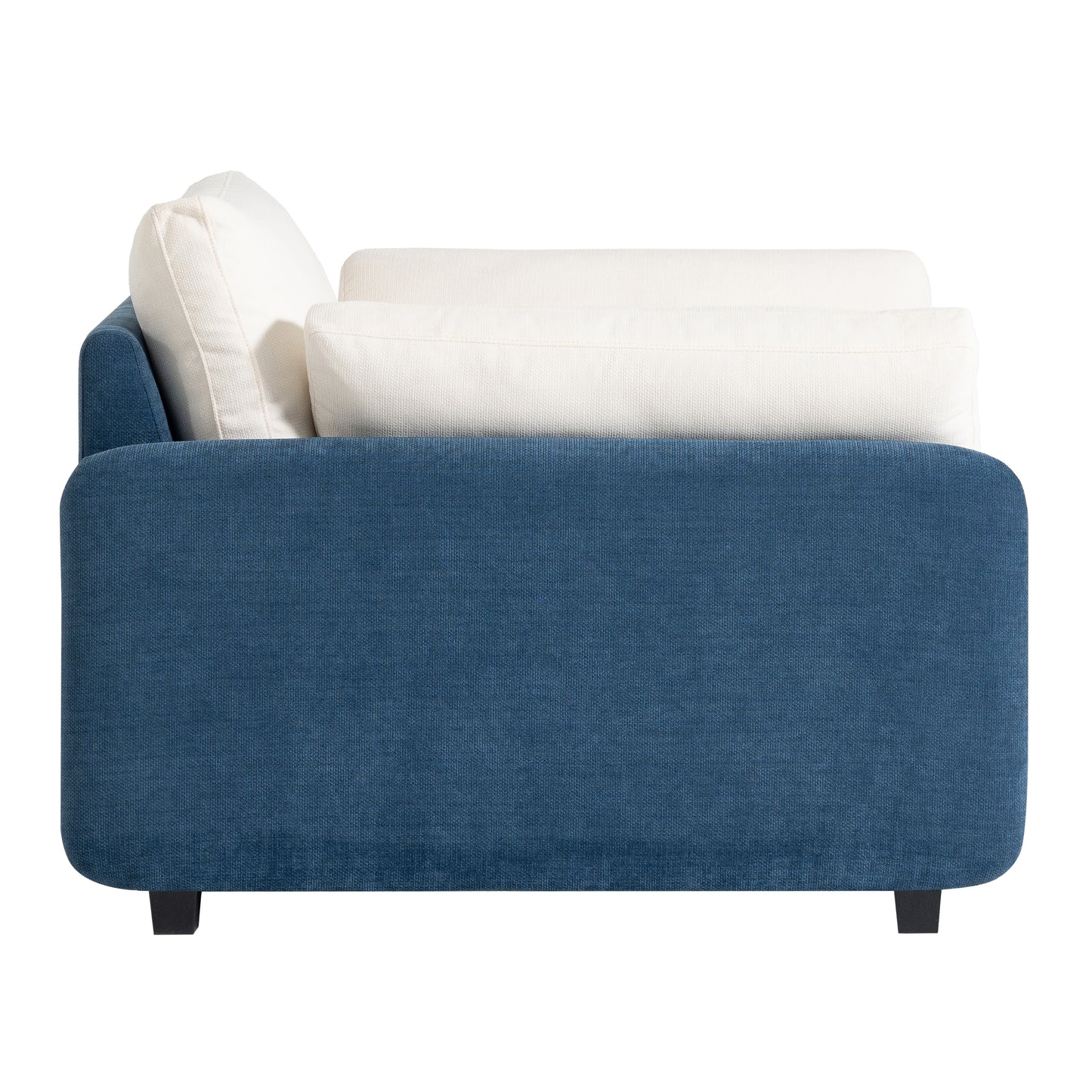 Oversized Chenille Single Sofa Chair, Blue