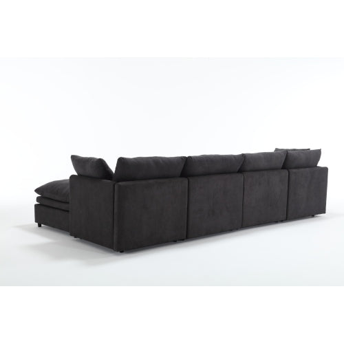 Versatile U-Shaped Modular Sofa