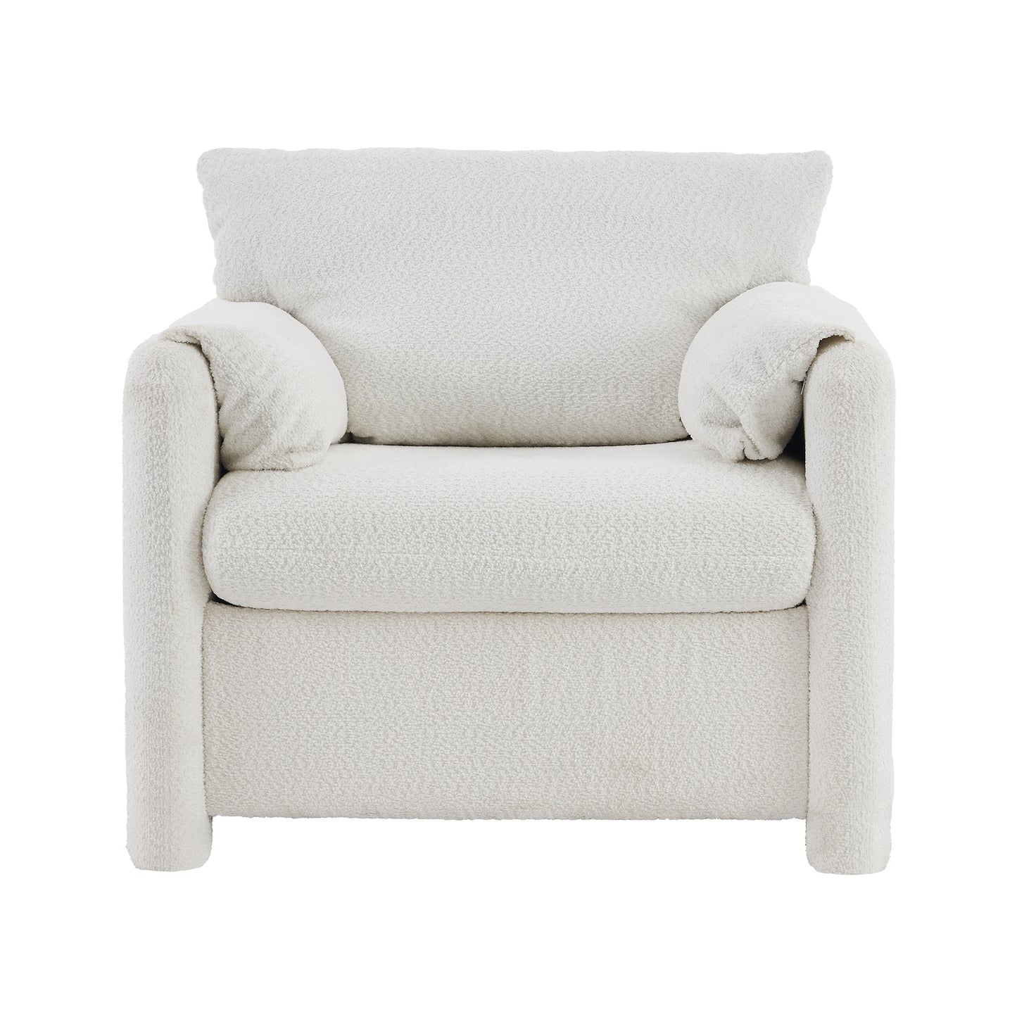 Single Sofa Chair with Soft Chenille Cushion