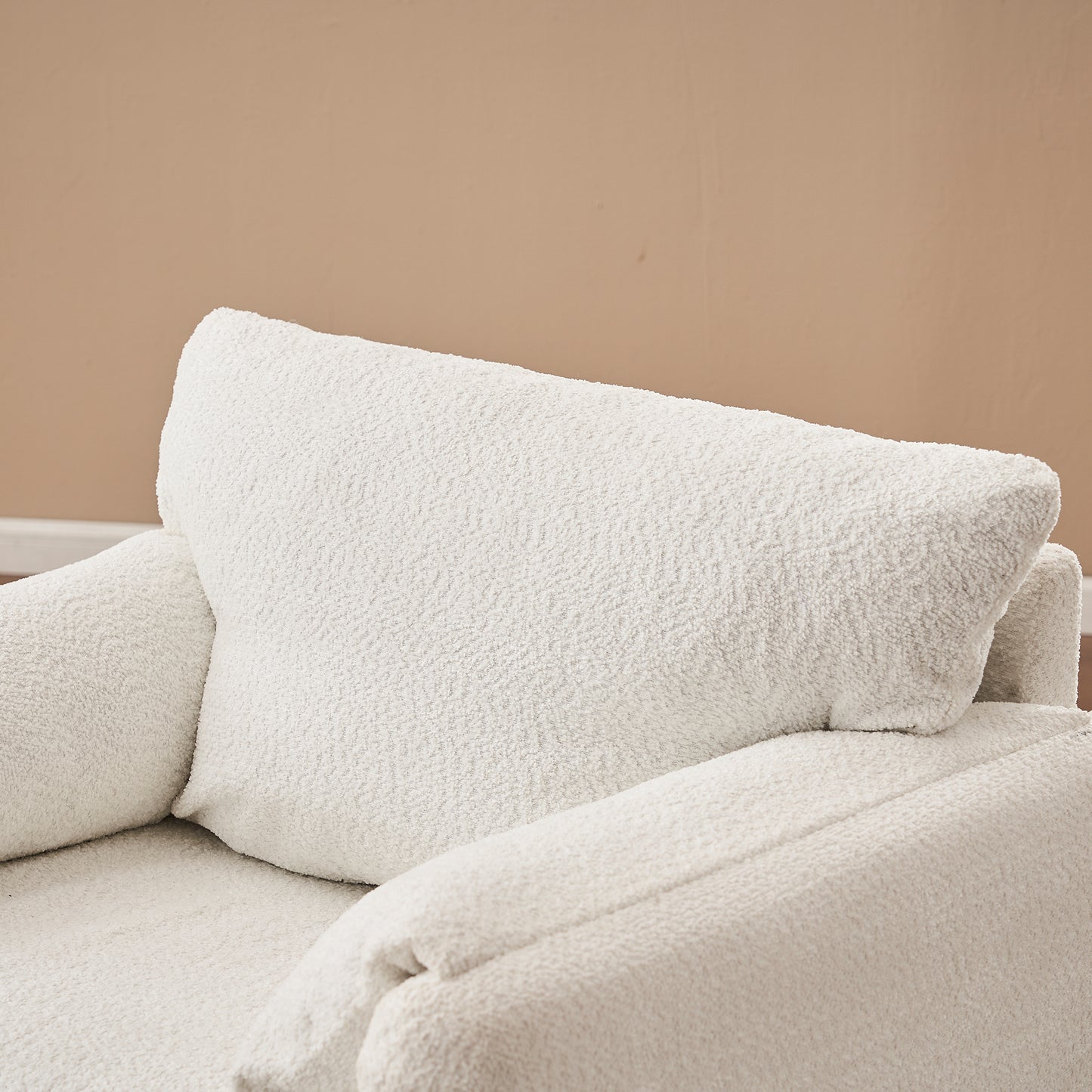 Modern Chenille Swivel Chair