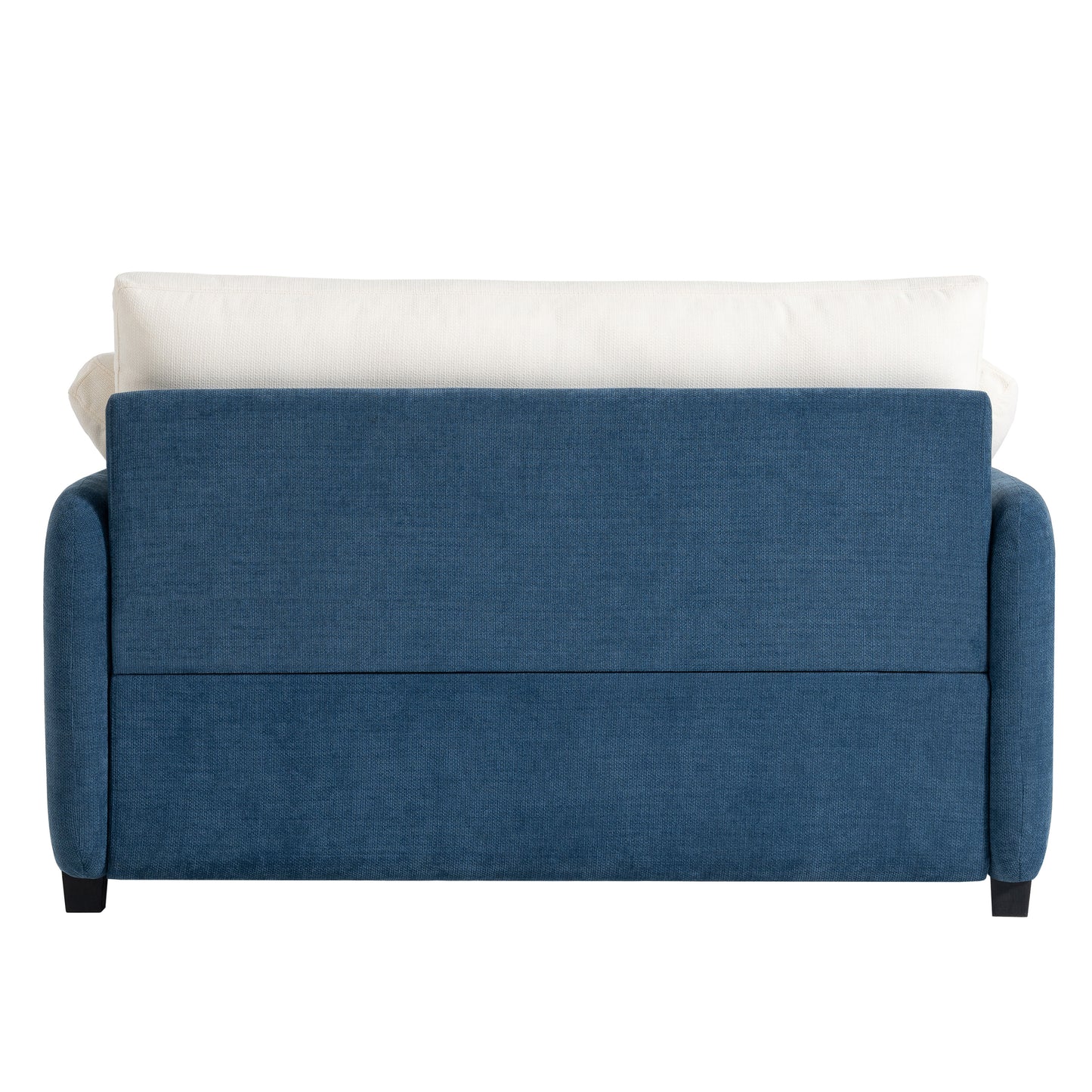 Oversized Chenille Single Sofa Chair, Blue