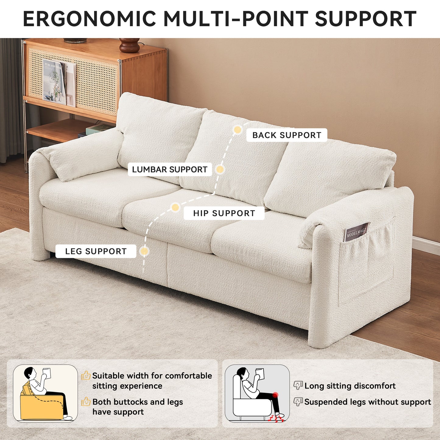 Modern Chenille Swivel Chair