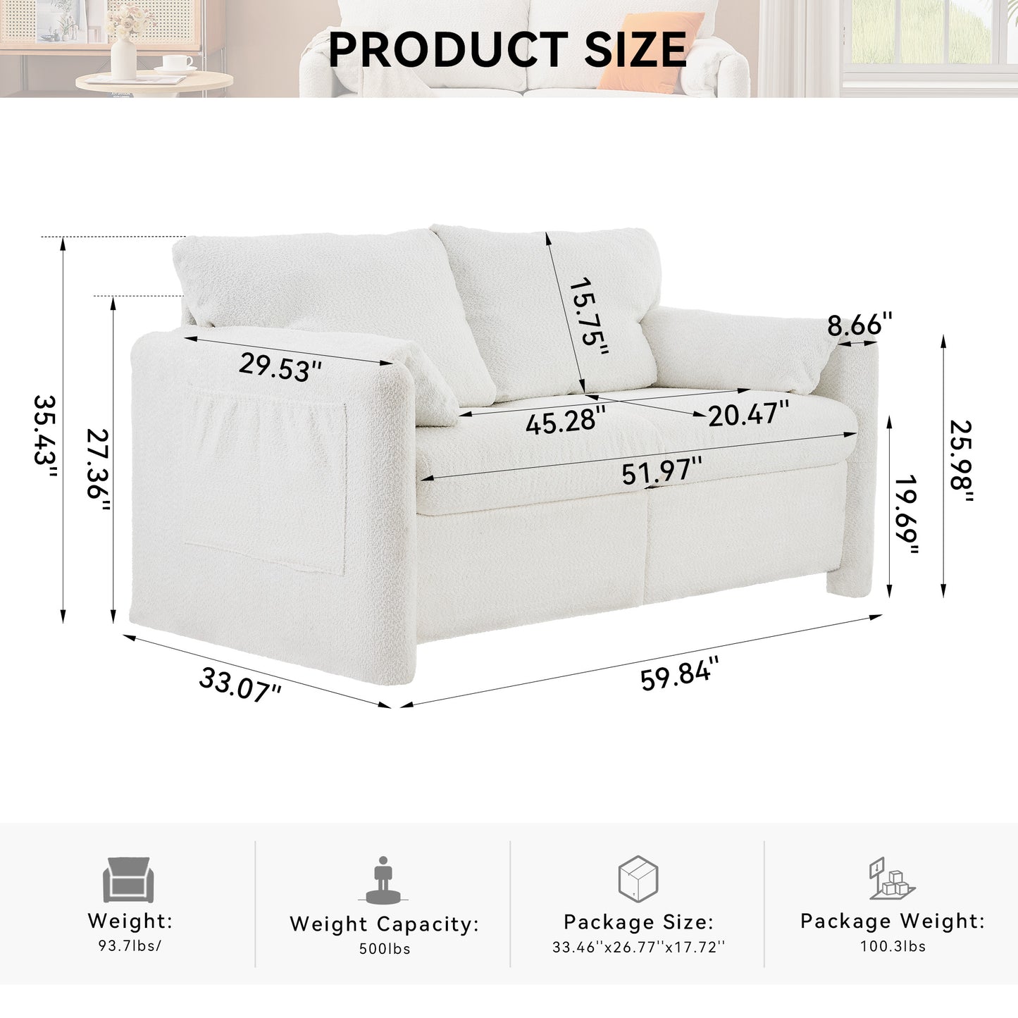 Modern Chenille Swivel Chair