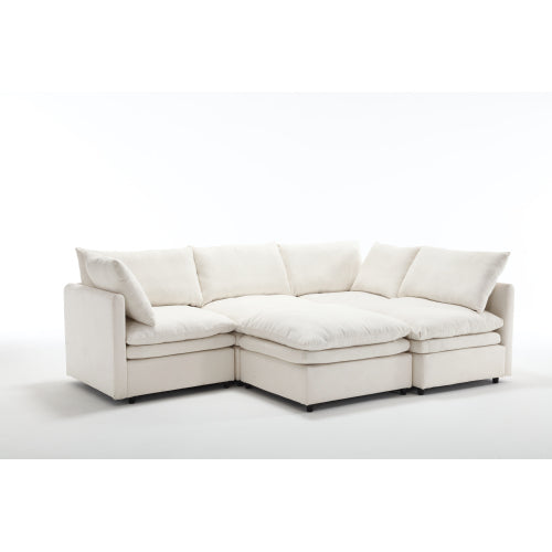 Versatile U-Shaped Modular Sofa