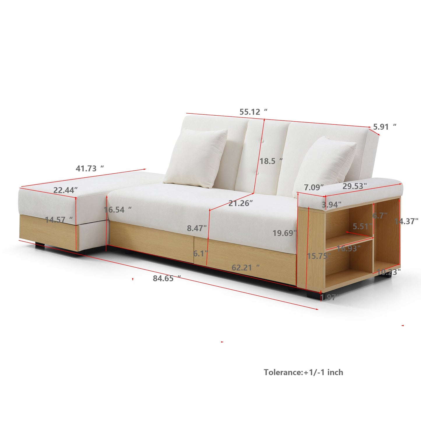 Convertible Sleeper Sofa Couch