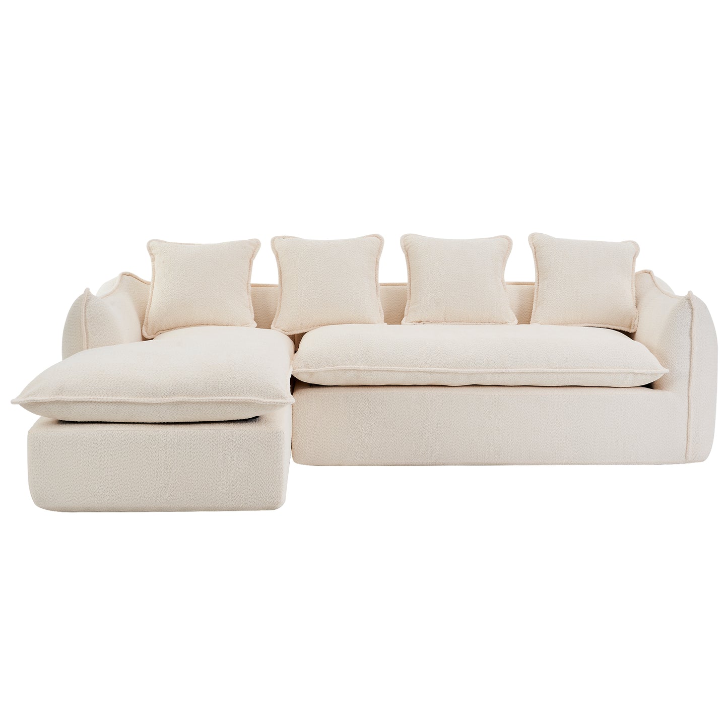 Modern L-Shaped Modular Sofa