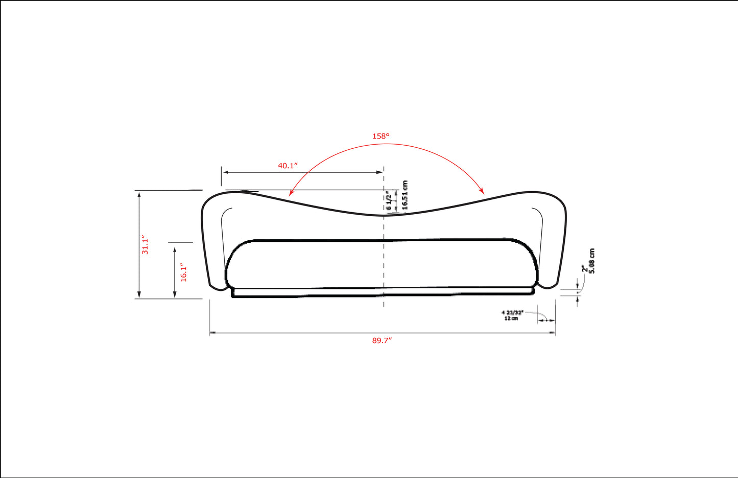 Luxury Hardwood Sofa