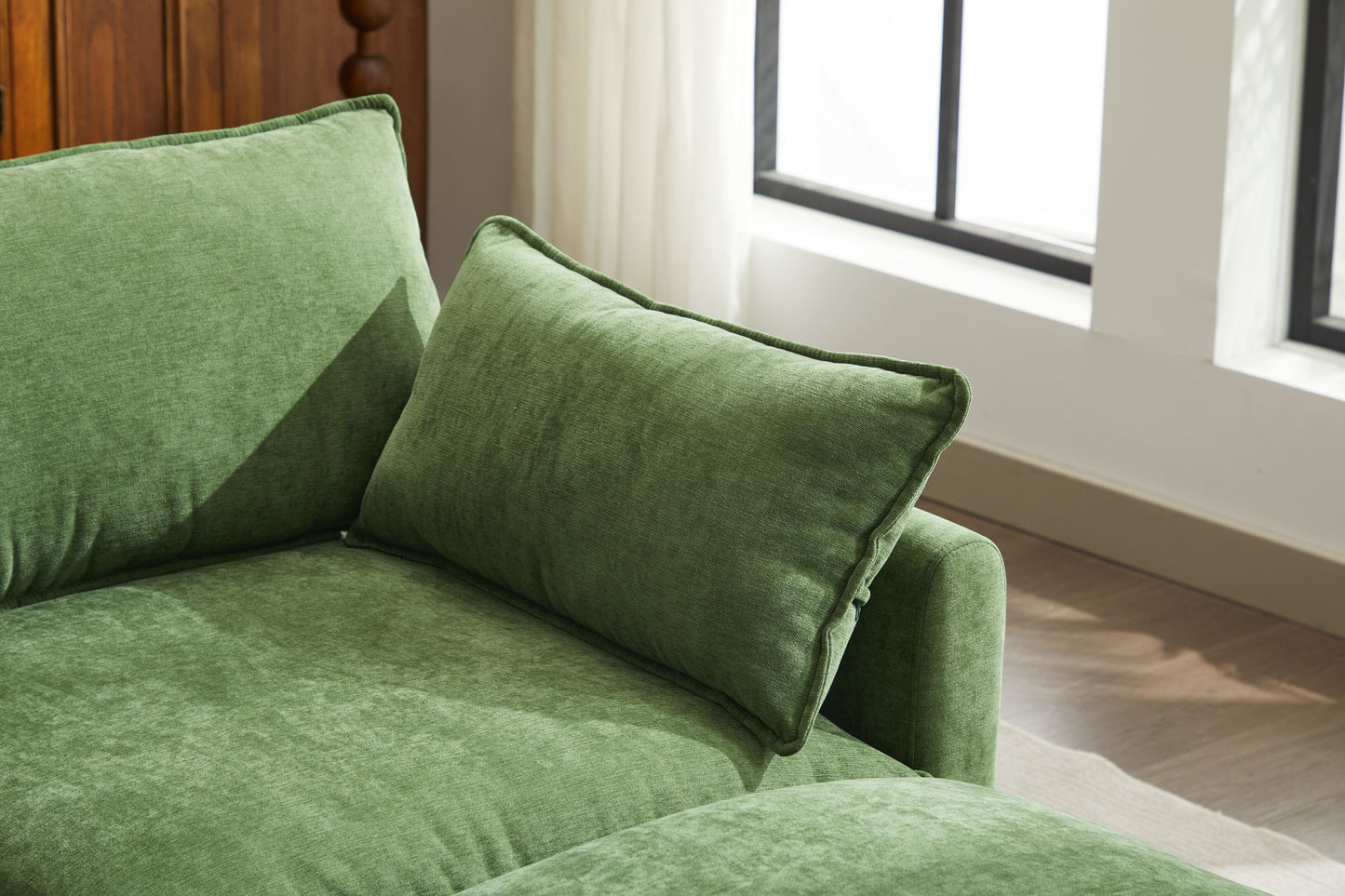 Modern L-Shaped 3-Seater Sofa