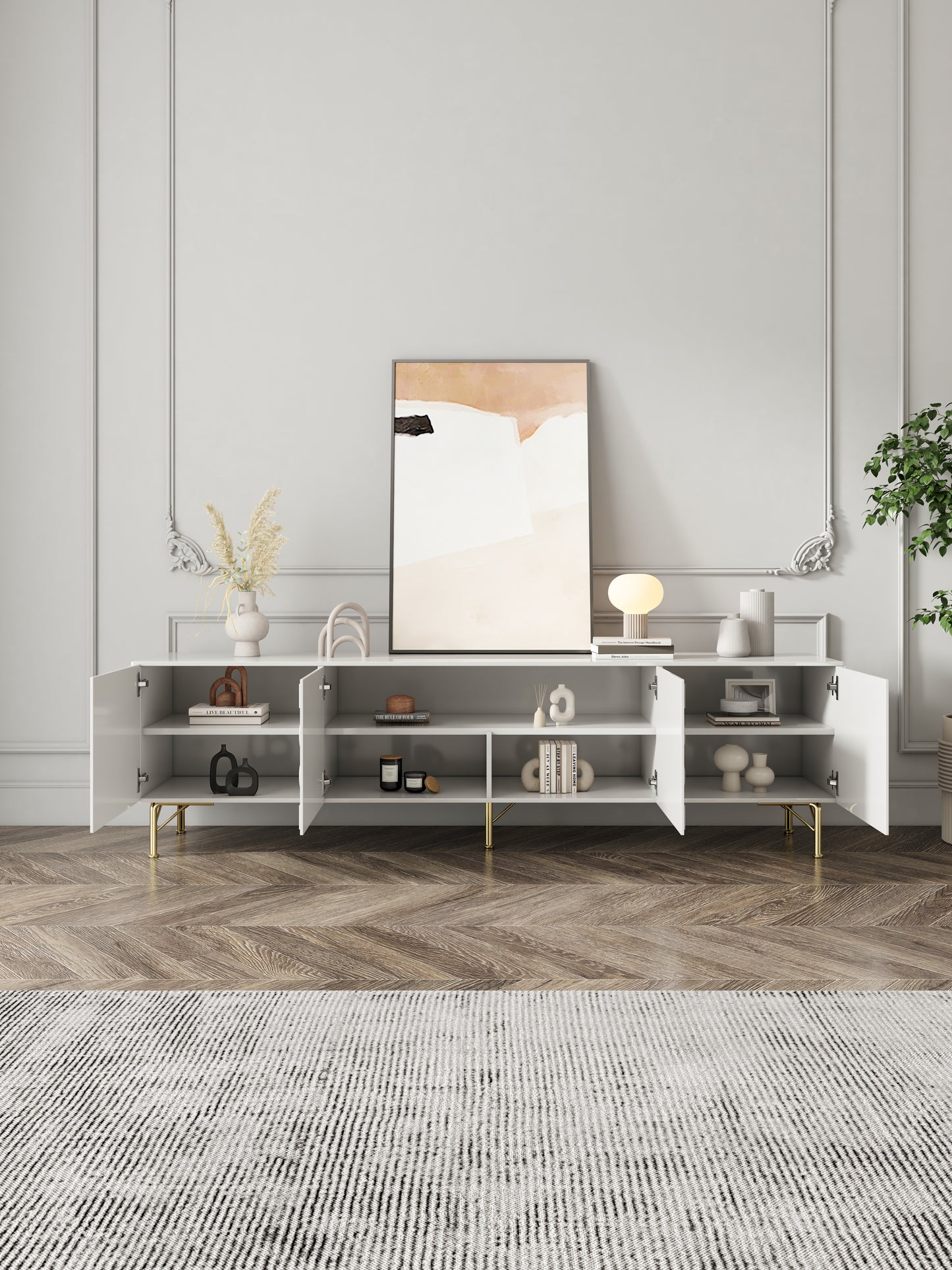 Sleek and Contemporary 70-inch TV Stand